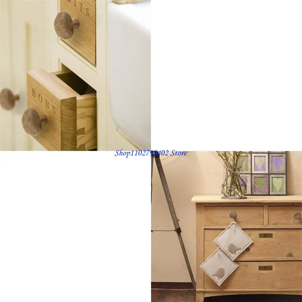 547F 5Pcs Cobblestone Dressers Knob Kitchen Cabinet Door Handle Wardrobe Pulls Simple Drawer Knob Elegant Furniture Hardware