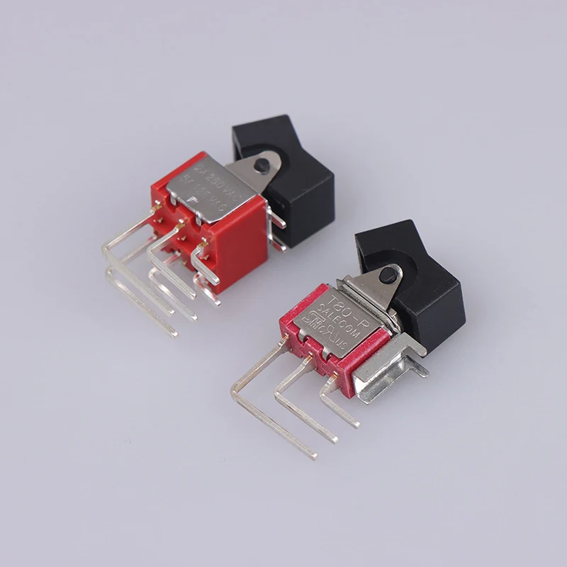 New Sale RLS-202-A4-00 Rocker Arm Connector Ship Type Button Rocker Bent Feet Side Switch