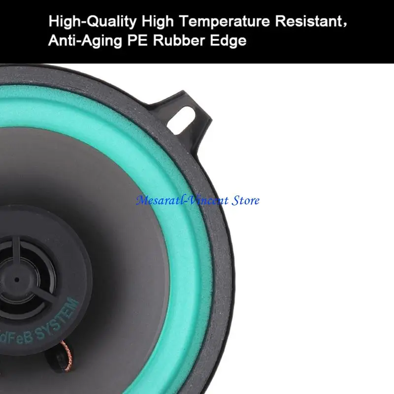 A70F 100W Universal Car HiFi Coaxial Speaker 2 Way Music Horn Frequency Speaker