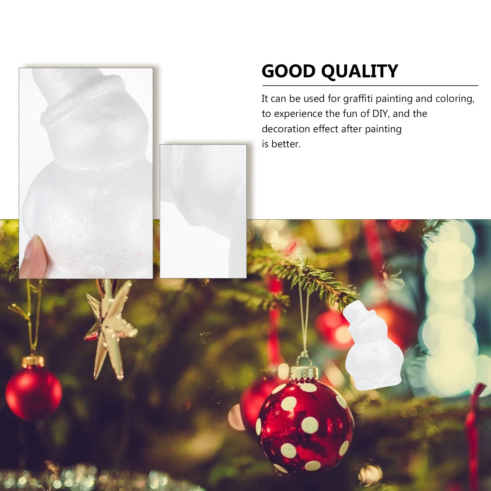 

10 Pcs Foam Balls Christmas Decorations DIY naments Xmas Tree Pendants Christmas Pendants Home Garden Safe Durable