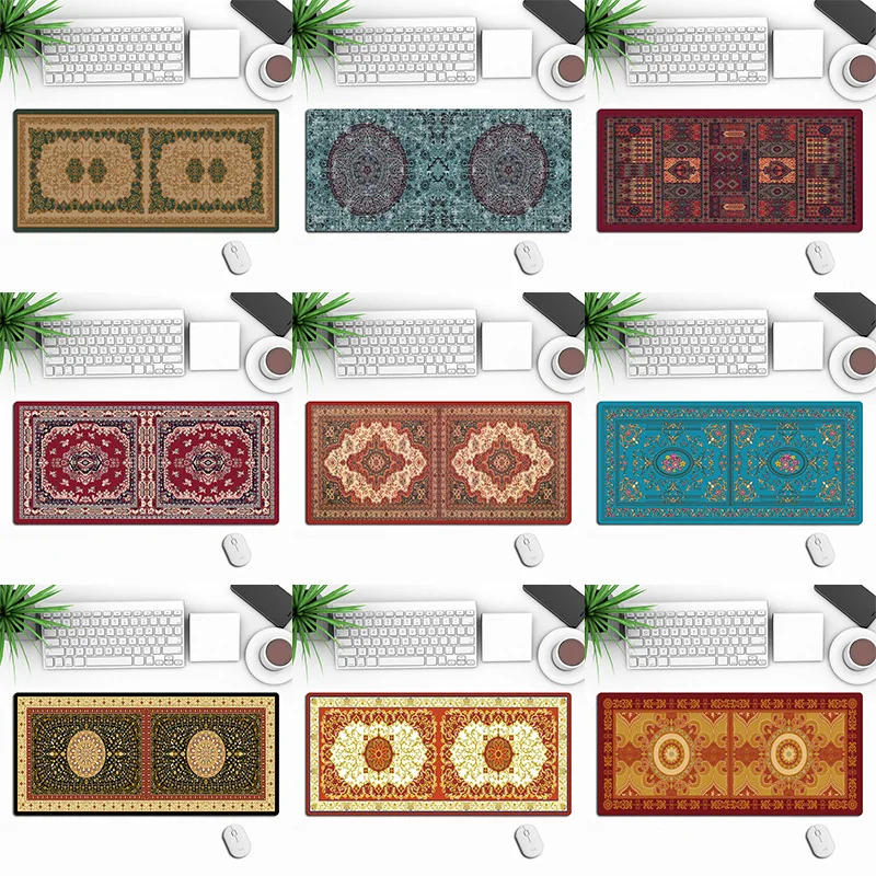 لوحة الماوس الفارسية كبيرة Xxl سجادة مكتب كبيرة عدم الانزلاق ماوس الحصير ألعاب البساط مكتب الملحقات منصات مكتب الكمبيوتر لوحة ماوس الألعاب #1