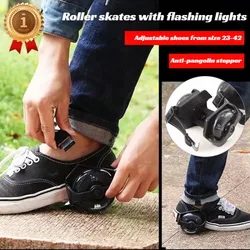 Adult Skates Shoes Skating Substitute Light Wheel Tieup Star Skating Wheel Wind Fire Wheel Skates
