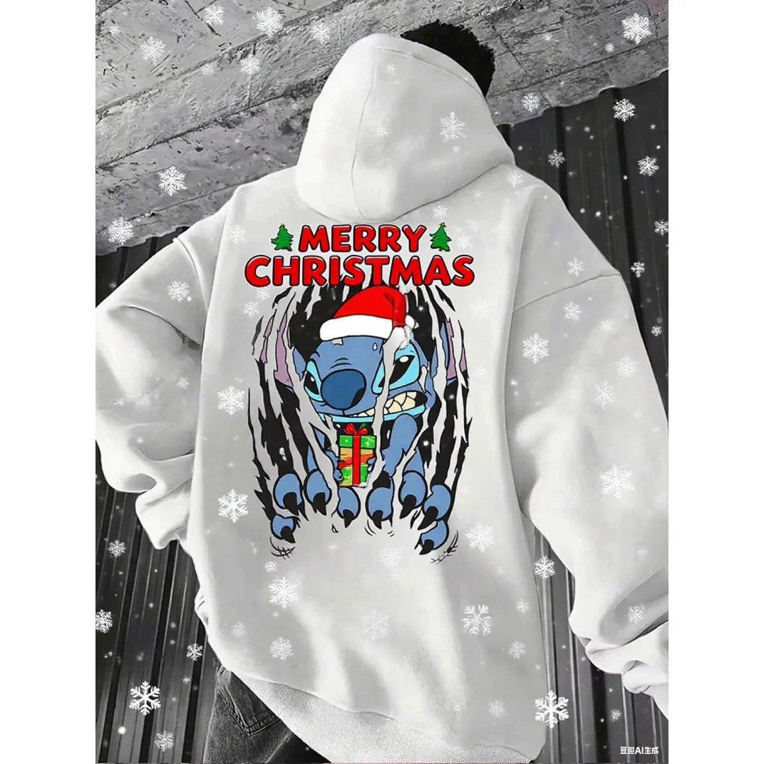 Disney stitch gráfico hoodie cosplay roupas 3d impressão outono moda sweatshirts y2k crianças hoodies das mulheres dos homens