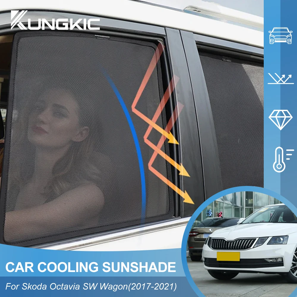 

Sunshade Shield For Skoda Octavia SW Wagon 2013 2014 2015 2016 2017 2018 2019 Front Windshield Blind Curtain Sun Shades Visor