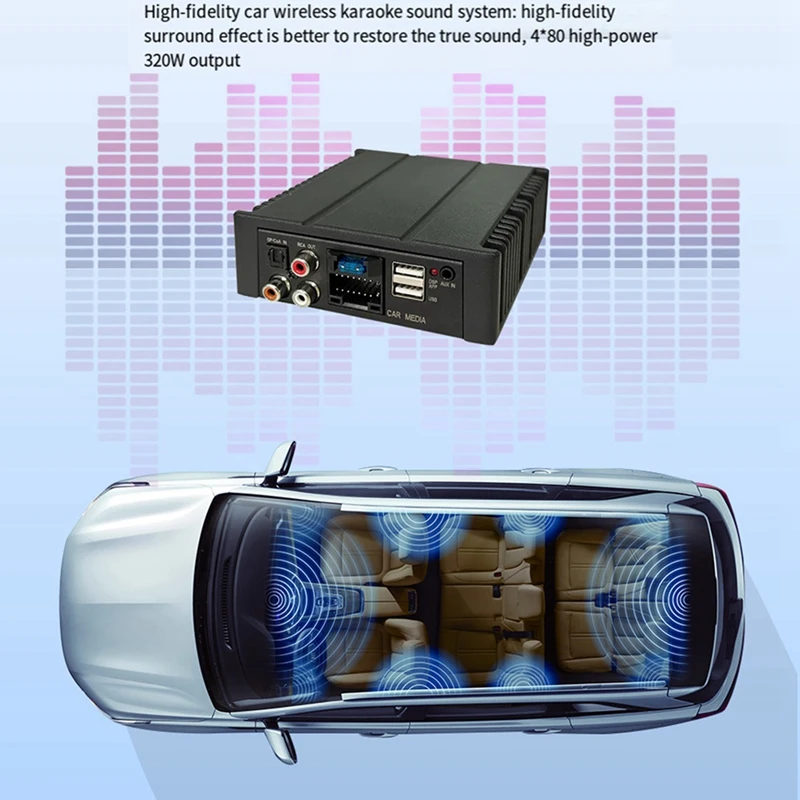 For Car Radio Amplify Automotive Sound Modules DSP Car Audio Processor Electronics Automobiles Parts