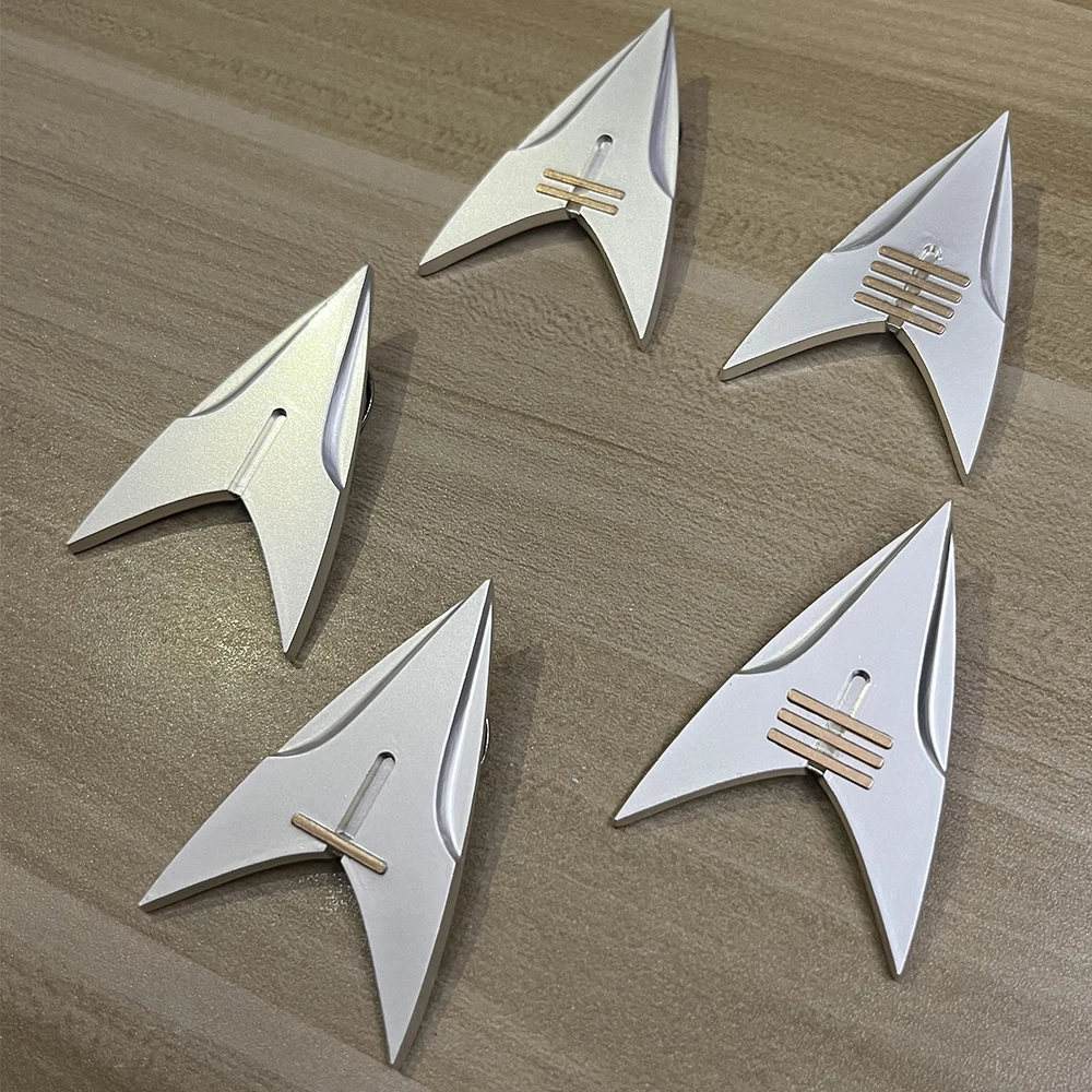 Star For Picard 2 reks Badge Captain Commander Ensign tenente civile Spille con stemma magnetico