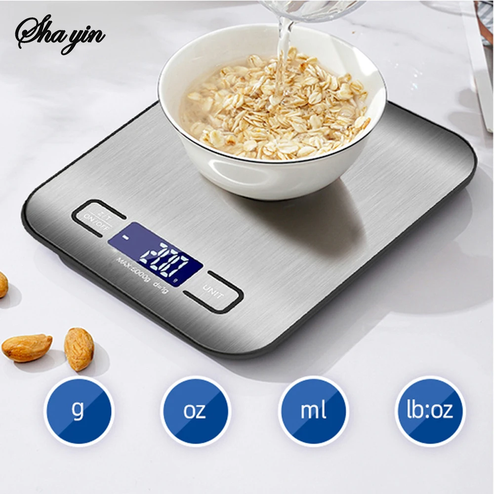 High-Precision 10kg/1g Electronic Baking Scale for Kitchen Accurate Small Household Food Pastry Scale with LED Display