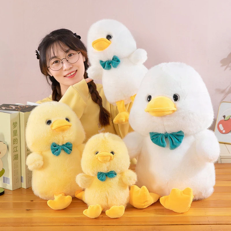

Cute Kawaii Plush Duck Toy Yellow Duckling Stuffed Animal for Kids Birthday Gift for Girls Adorable Cuddly Doll Present