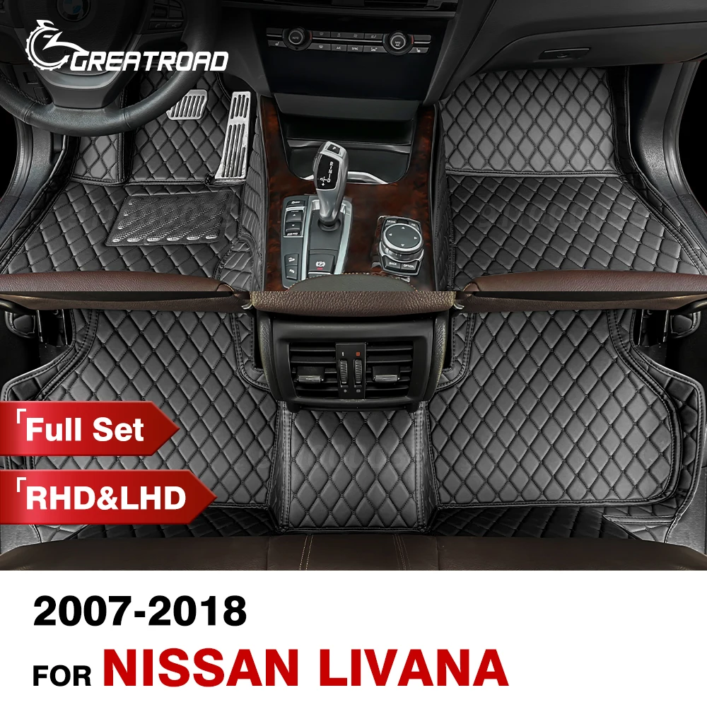 

Автомобильные коврики для Nissan Livina 2007-2018, накладки для ног, аксессуары для интерьера