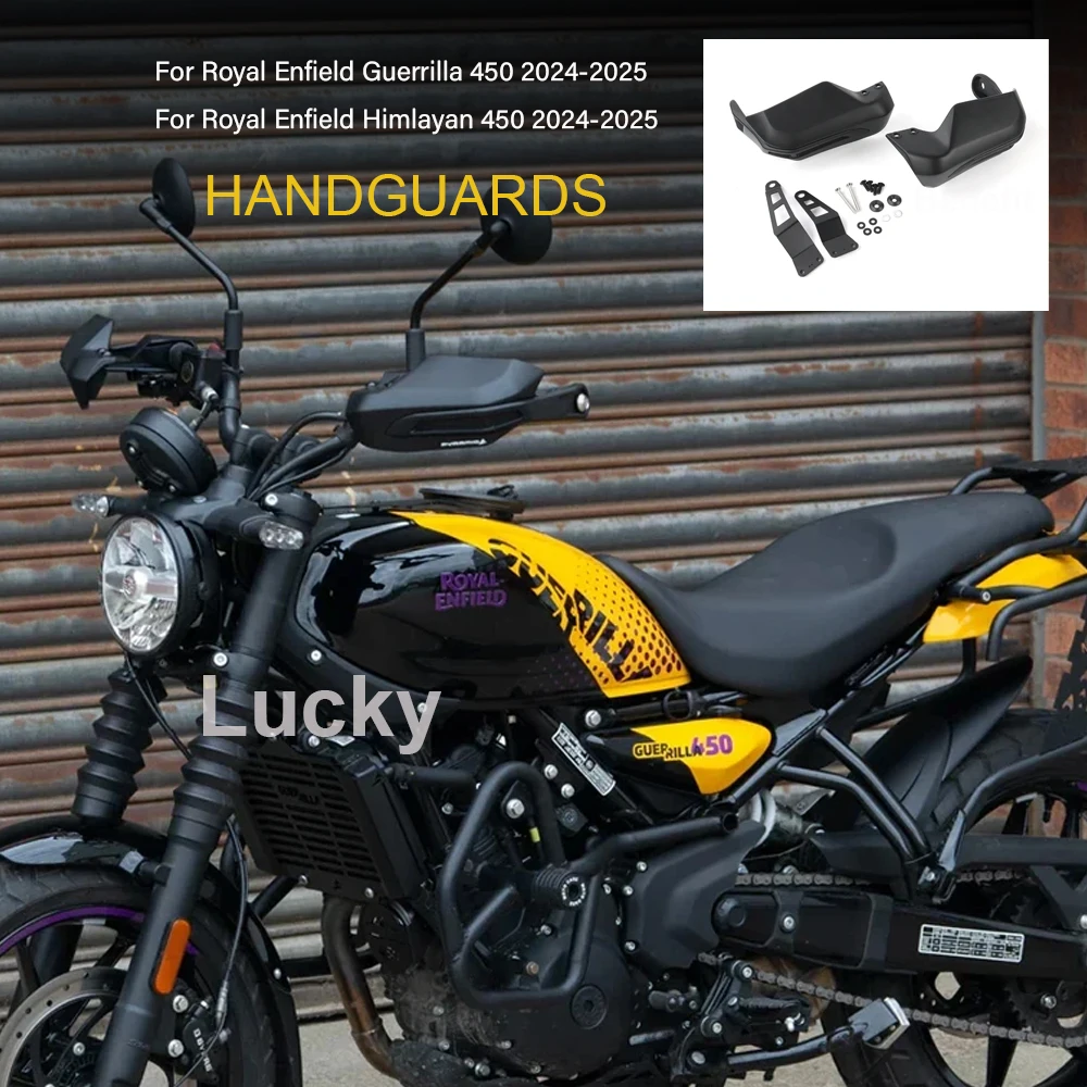 Защитные ветрозащитные накладки на руль для мотоциклов Royal Enfield Guerrilla 450 Himalayan 450 2024 2025