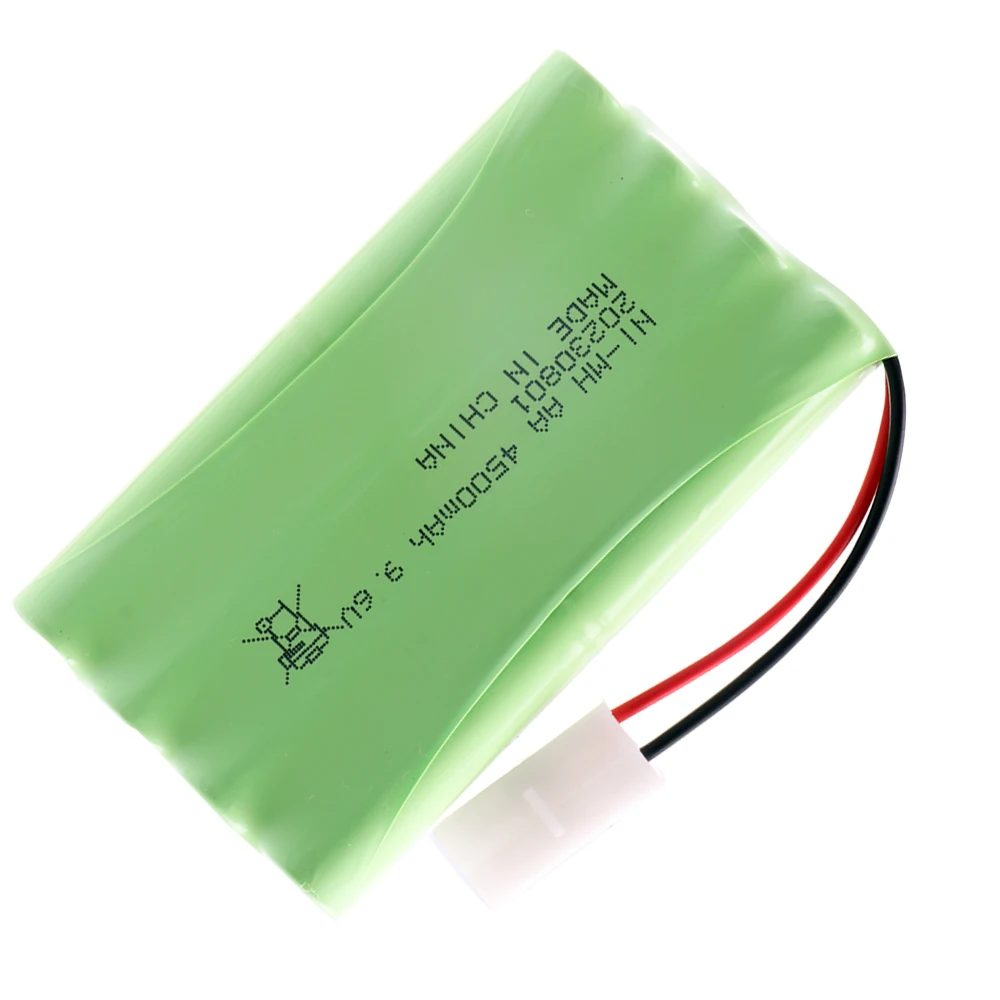 9.6V 4500mah NI-MH AA Rechargeable Battery Pack for RC toys Car Tanks Trains Robot Boat Gun tools 9.6V high capacity AA battery