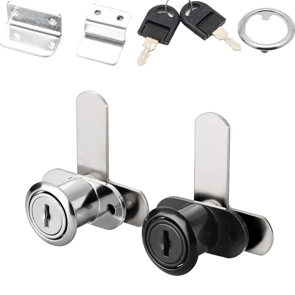 Plunger Lock Cabinet Lock Home Improvement Accessories Cabinet Push Cylinder Keyed Same Zinc Alloy Home Renovation