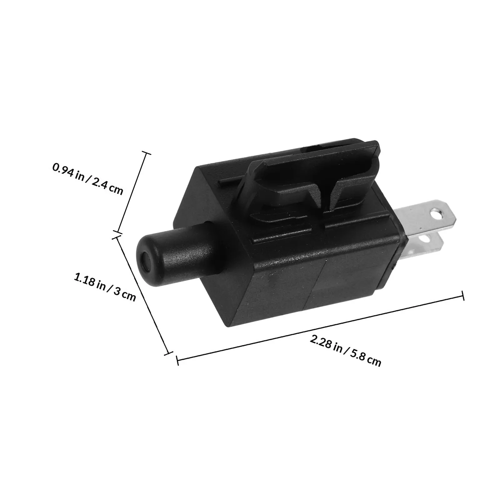 Lawn Mower Seat Switch 2-Pin Universal Fit for Riding Push Mowers Instant Operator Detection Lawn Mower Parts