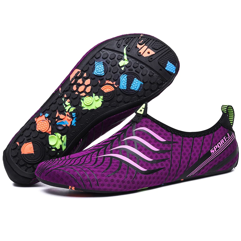 Nuove scarpe da nuoto pelle a piedi nudi scarpe da acqua scarpe da sci nautico estive calze da spiaggia scarpe scarpe da immersione guida scarpe da Fitness