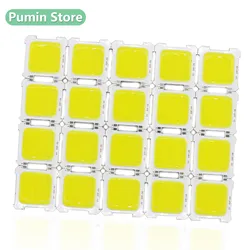 LED keychain luminous COB 3v Light Source Board Chip linterna led recargable Aluminum Square Suitable Mini Keychain Light Source