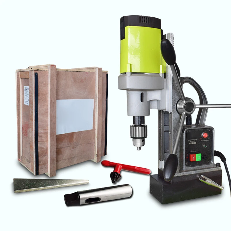 Industrial Grade Magnetic Base Drilling Rig XJC01 28 Core Drill Portable Iron Drill Machine for Metal Drilling
