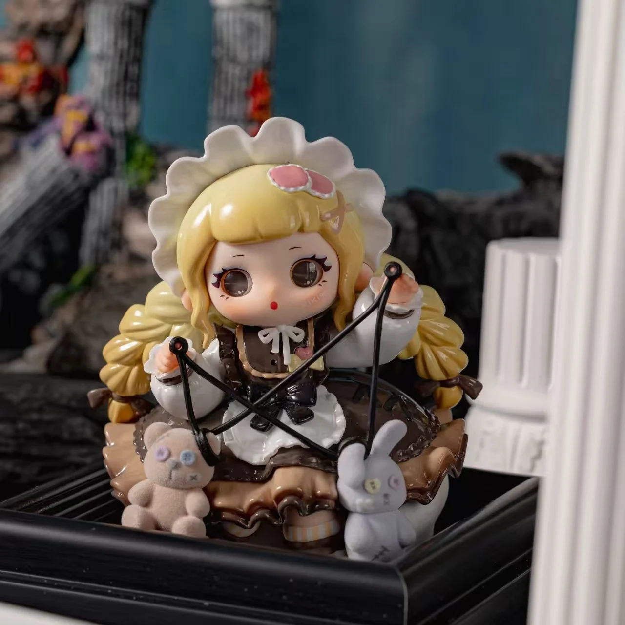 

Новая трендовая игровая кукла, оригинальная Ziyuli V7 Mystery Box, модель Ghost Spirit Power, украшение ручной работы, подарок, кавайная экшн-фигурка аниме