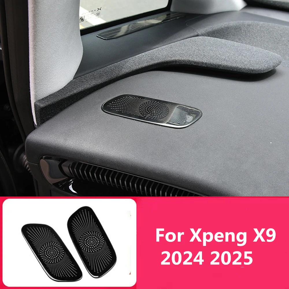 

For Xpeng X9 2024 2025 Front Dashboard Air Conditioning Vents Protective Cover Decorative Modification Interior Accessories