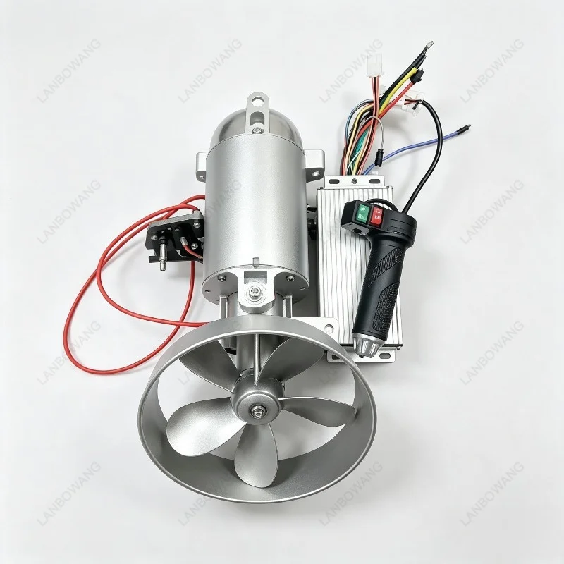 12V 800W 24V 1000W 36V 1200W Brushless Silent Electric Thruster Motor for Fishing Boat Aquaculture Propulsion Power Equipment