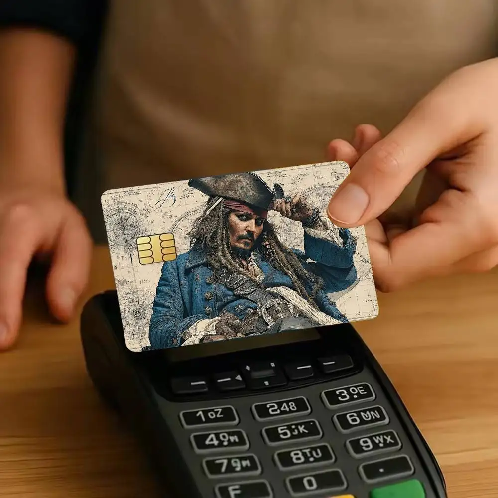 Actor J-Johnny D-Depp Cool Sticker Film Tape Skin for Credit Card Debit Card Waterproof Stickers