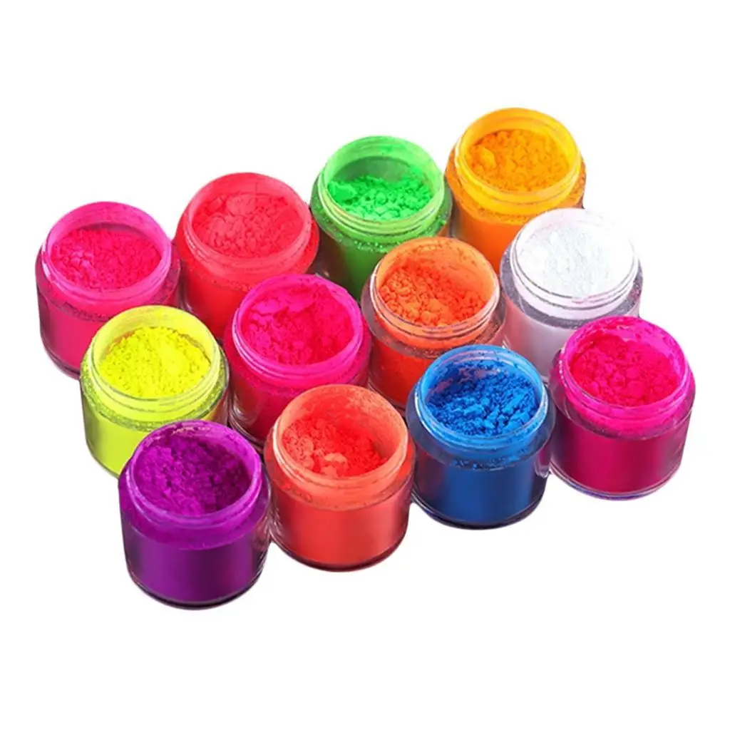 Luminous Nail Pigment Powder DIY Shimmering Acrylic Manicure Tips Powder