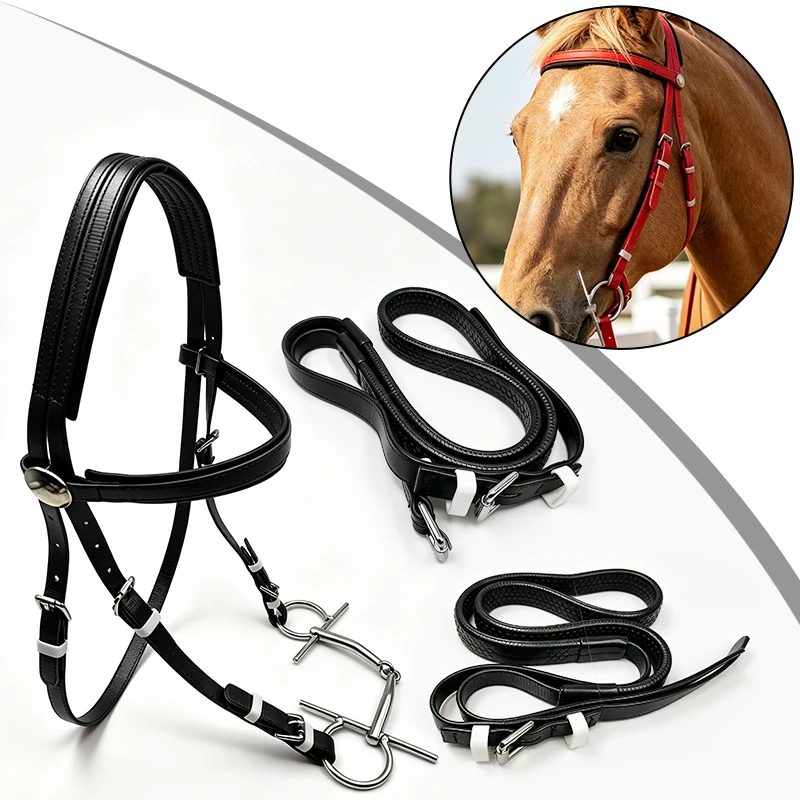 equestrian-adjustable-horse-bridle-kit-with-snaffle-bit-durable-horse-training-riding-tack-equine-accessories-for-daily-horse