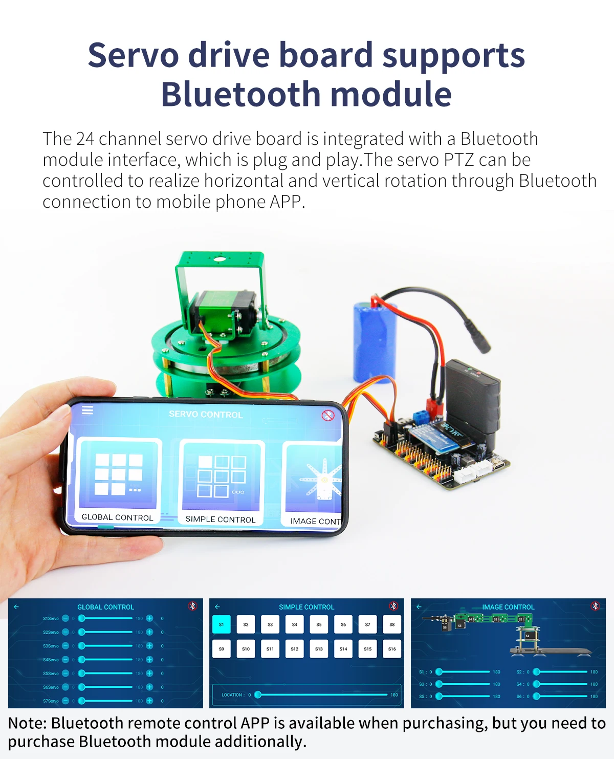 Yahboom 2DOF Elektrische Plattform Aluminium Legierung mit 20KG/25KG Metall Servo Industrielle Gradedeep Nut Kugellager für roboter Auto – Detail 15