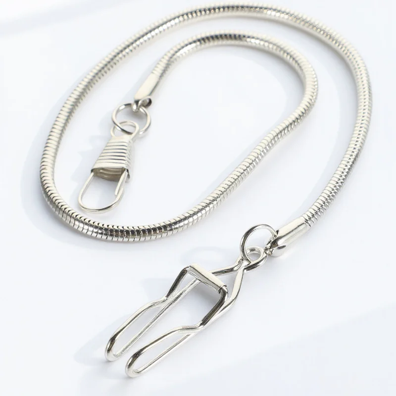 سلسلة سبائك معدنية لخمر مشبك طويل سلسلة الجيب ساعة ريترو لوازم قلادة صنع سلاسل سلاسل ساعة الجيب سبيكة #6