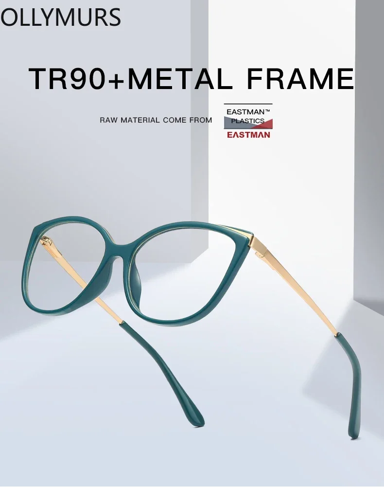 

Очки OLLYMURS: винтажные, в форме кошачьего глаза, на заказ, для женщин, от близорукости и дальнозоркости, прогрессивные, для чтения, оптические, рождественская коллекция