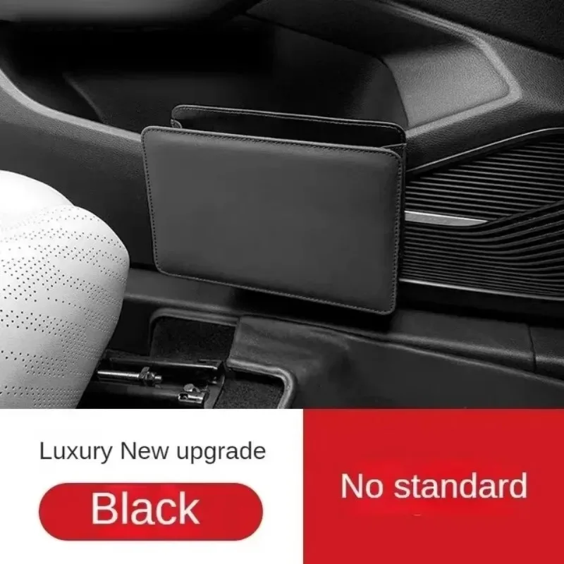 Car Trash Can Door Storage Box, Foldable Seat Back Hanging Bag , Waterproof Car Interior Organizer for Sedan SUV view 5