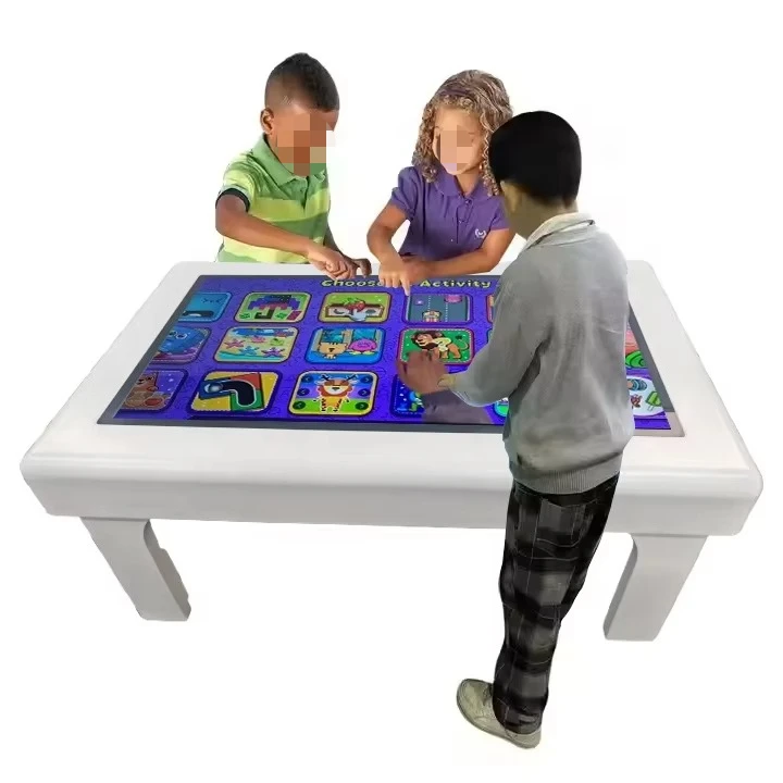 55-Inch HD 4K Smart Android Multimedia Touch Screen Smart Game Table for Education Entertainment/Home Use