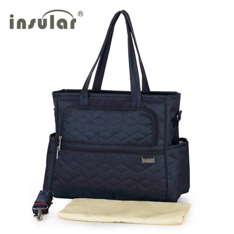 New Style 100% Nylon Fashion Baby Diaper Bags Mommy Stroller Bag Multifunctional Nappy Changing Bags