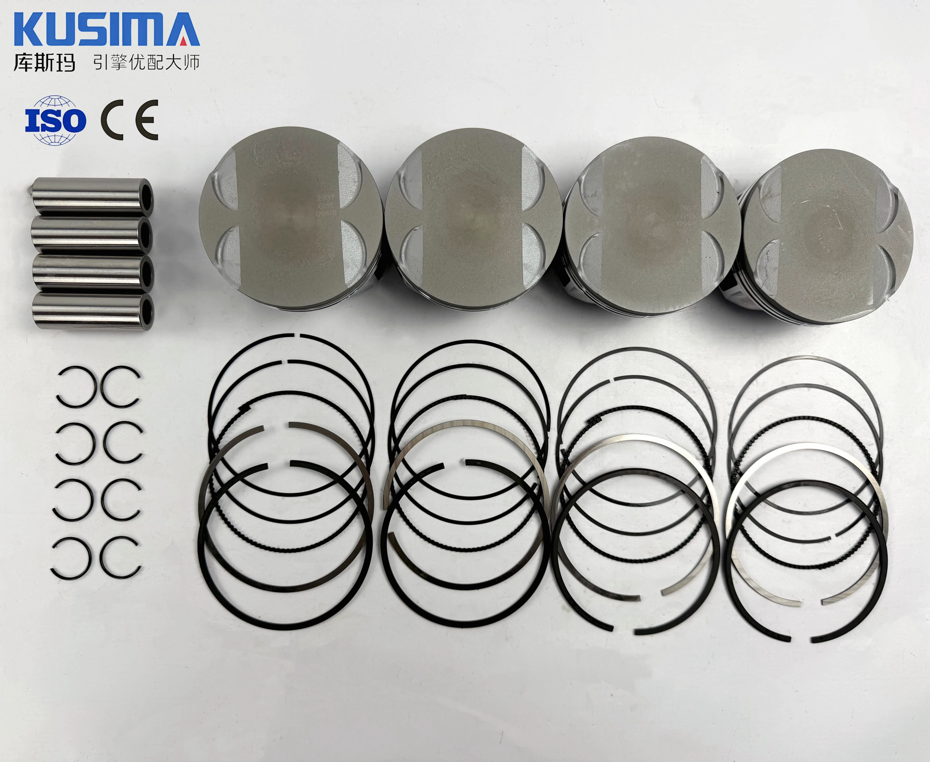 Factory Direct Sales in Stock 4x 88mm Piston With Piston Ring Set 12578324 for Chevy Captiva Cobalt Equinox HHR Impala 2.4L