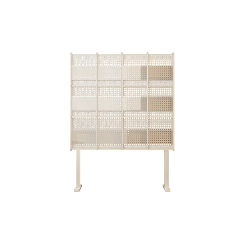 

Cream wind book magazine rack floor rack hole board cd storage display stand