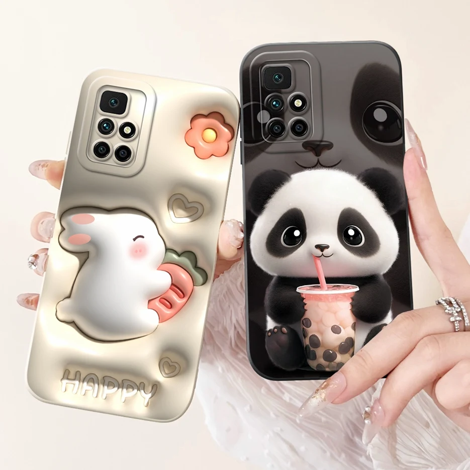 For Xiaomi Redmi 10 Case Cute Dog Cartoon Cover Full Camemas Protection Phone Case For Xiaomi Redmi 10 Prime Redmi10 Soft Fundas