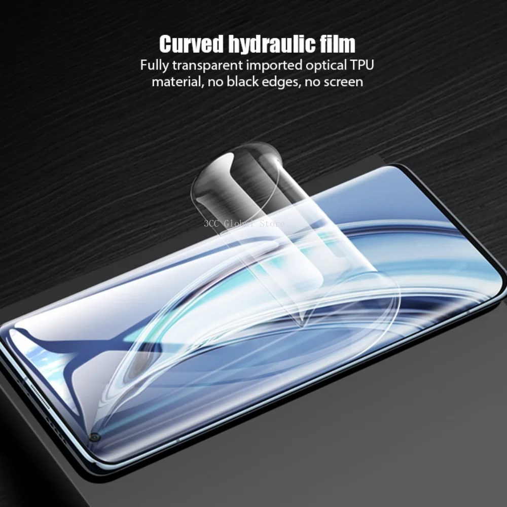 4PCS Screen Protector for Xiaomi Mi 11 10 Lite Pro Ultra 5G Hydrogel Film for Xiaomi Mi Note 10 Lite Pro Curved Film