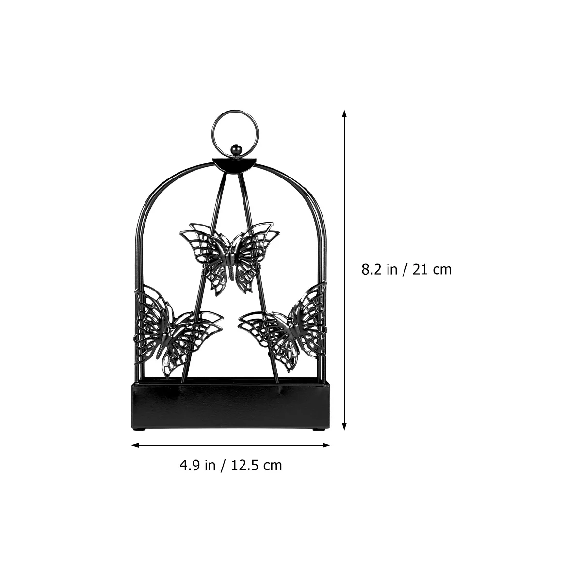 

1 pc Butterfly Shaped Stand Metal Holder Anti Skid Desktop Rack Creative Incense Tray Decorative Art Bracket Home