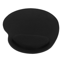 Ergonomic Mouse Pad with Wrist Support Smooth Surface for Laptop Non-Slip PU Bottom Lightweight Portable Blue Mouse Pad