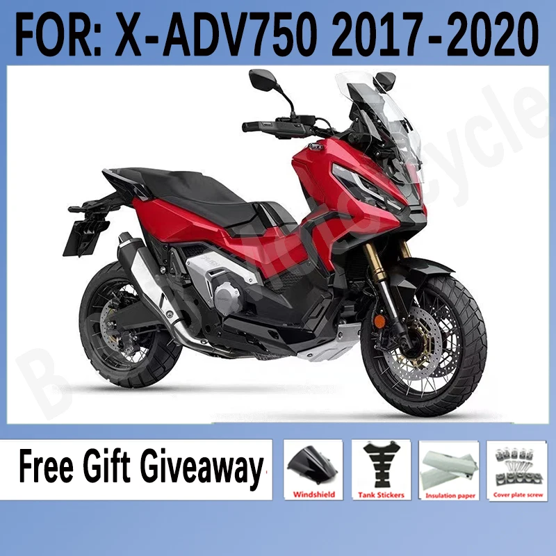 

Fairings for HONDA X-ADV750 2017 2018 2019 2020 XADV X ADV 750 2017 2018 2019 2020 Body Full Fairings Kits set Red