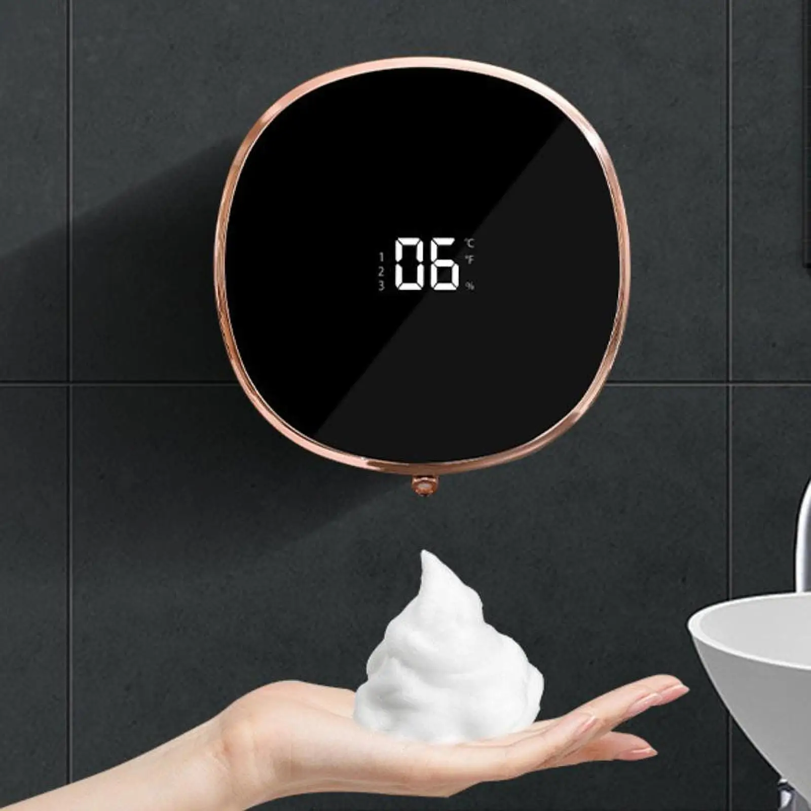 

Touchless Foam Soap Dispenser with Large Capacity for Home And Office Use