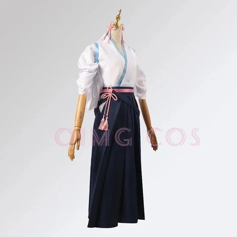 2025 yiyi Genshin Impact Kamisato Ayaka Cosplay disfraz de Kendo uniforme de tela Jacquard disfraces de Halloween Frostflake ella
