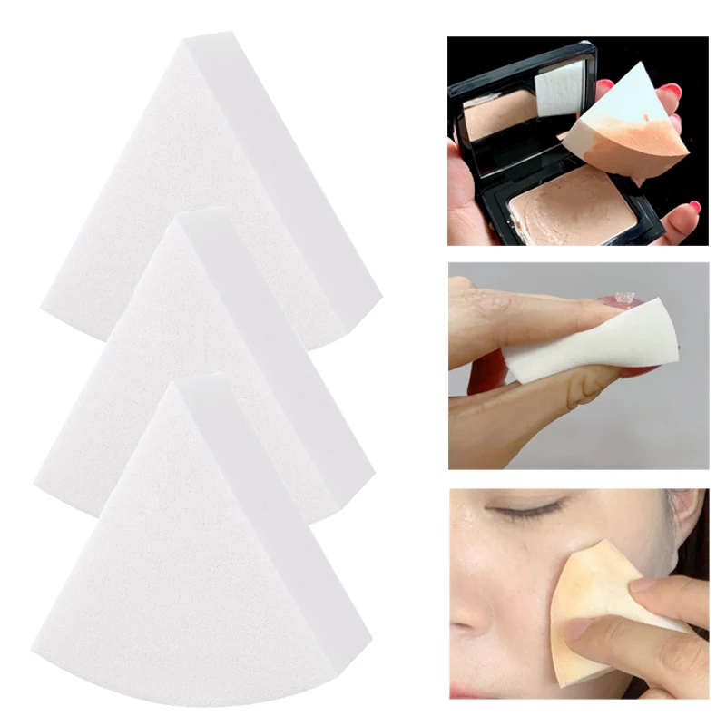 Triangle Shape Cosmetics Puff Soft Dry and Wet Professional Detail Make Up Tools Concealer Air Cushion Makeup Sponge Puff 1/6PCS