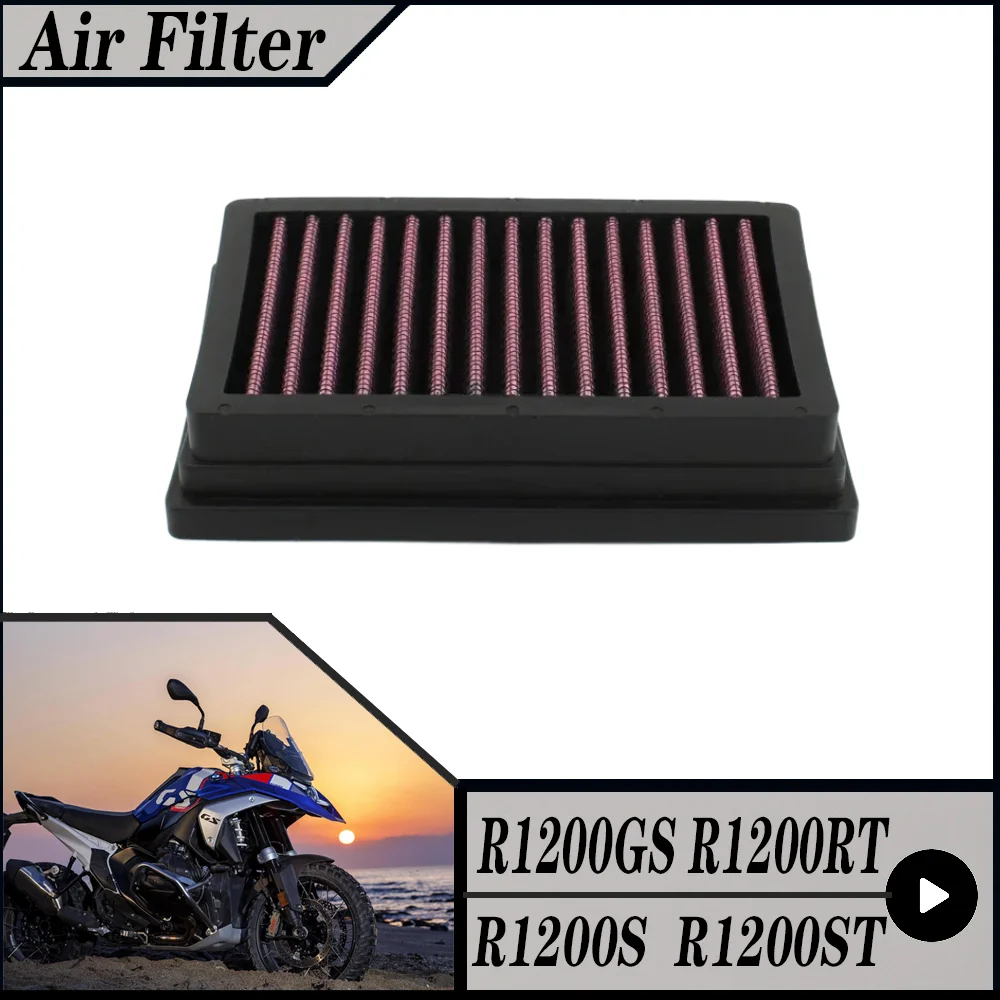 

FOR BMW R1200GS R1200RT R1200S R1200ST R1200R R1200RS HP2 F900RT Motorcycle High Flow Air Filter Intake Cleaner