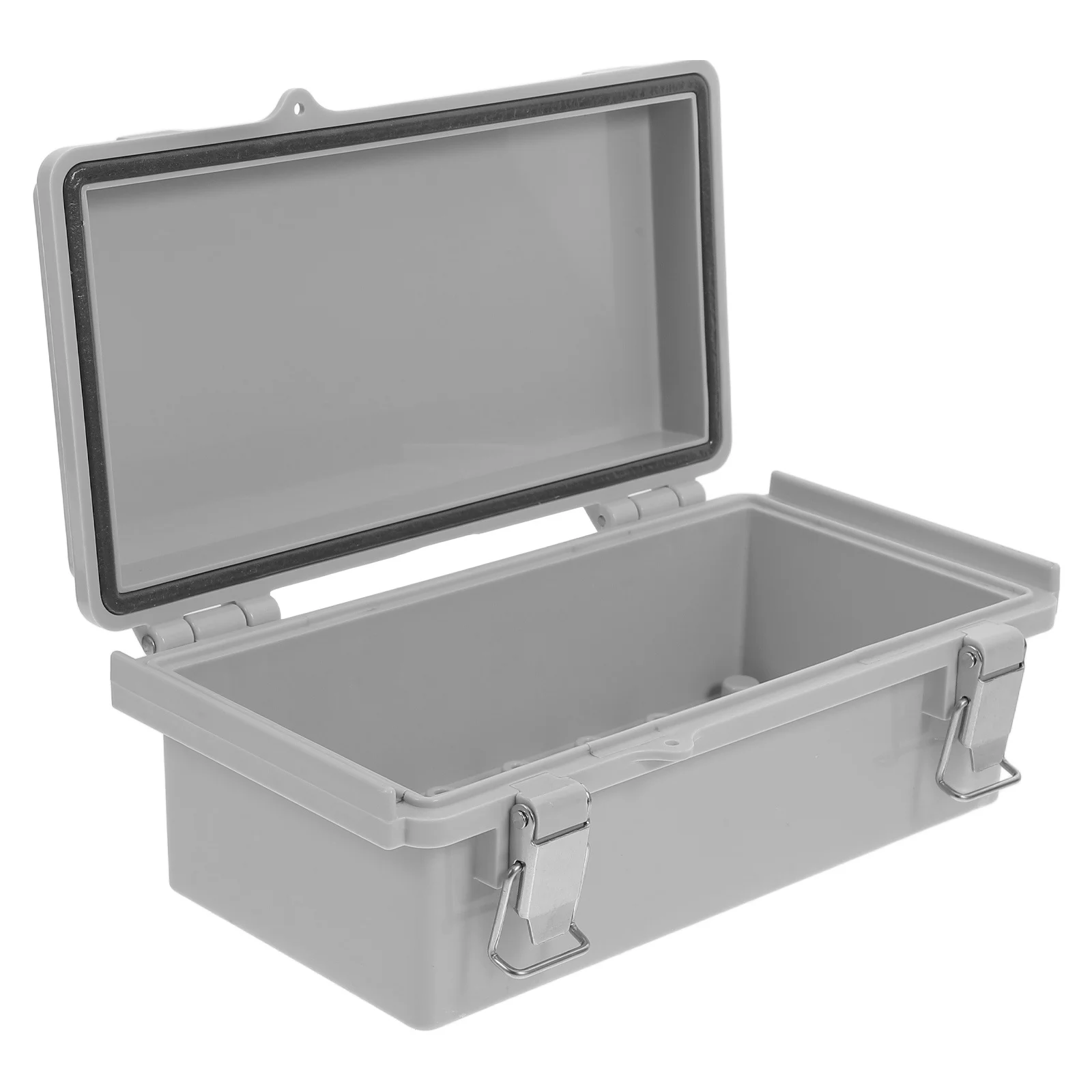 

Waterproof Junction Box 21X11Cm Transparent Outdoor Electrical Enclosure Stainless Steel Buckle Plastic For