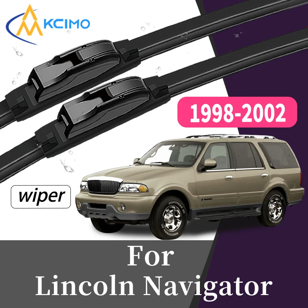

All-Weather Wear-Resistant Front Windscreen Wiper Blades For Lincoln Navigator UN173 1998-2002 High Quality Windshield kit 2Pcs