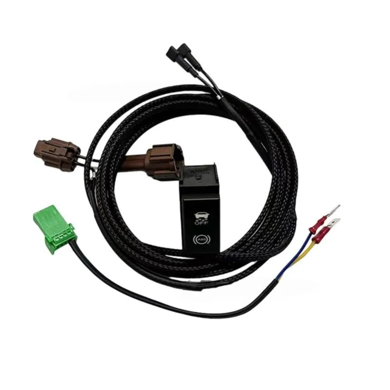 Mega Sale2Set Car Anti-Skid ABS Switch Disconnect Harness Kit for Nissan Patrol Y61 03-25 Anti-Skid Esp Off-Road Escape Device