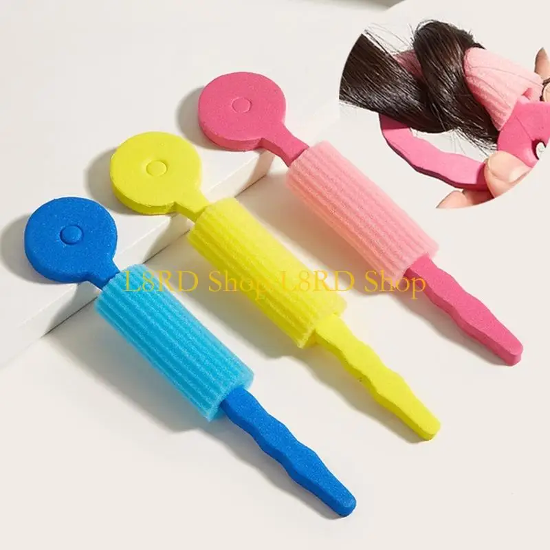 L8RD 3Pcs Foam Sponge Hair Rollers Hair Curlers to Sleep In Heatless Hair Curlers