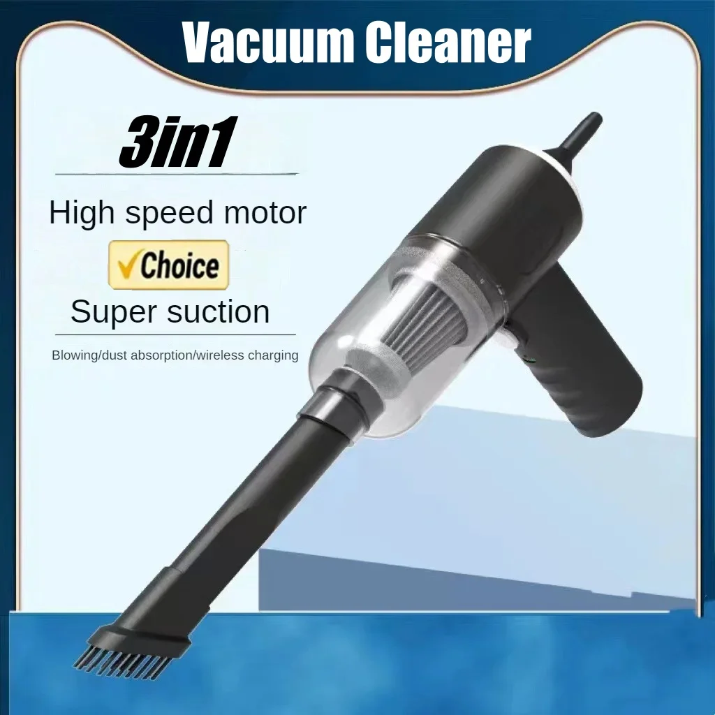 Wireless Car Vacuum Cleaner 6000Pa Cordless Handheld Auto Vacuum High-power Vacuum Cleaner For Home Office Car