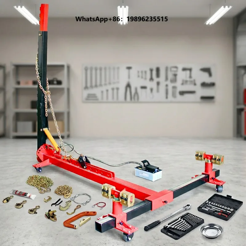 Simple Portable Auto Body Frame Machine  Mobile Chassis Puller