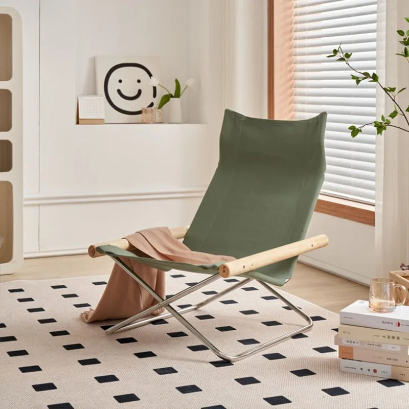 

Japanese simple modern sofa recliner folding lazy medieval single leisure